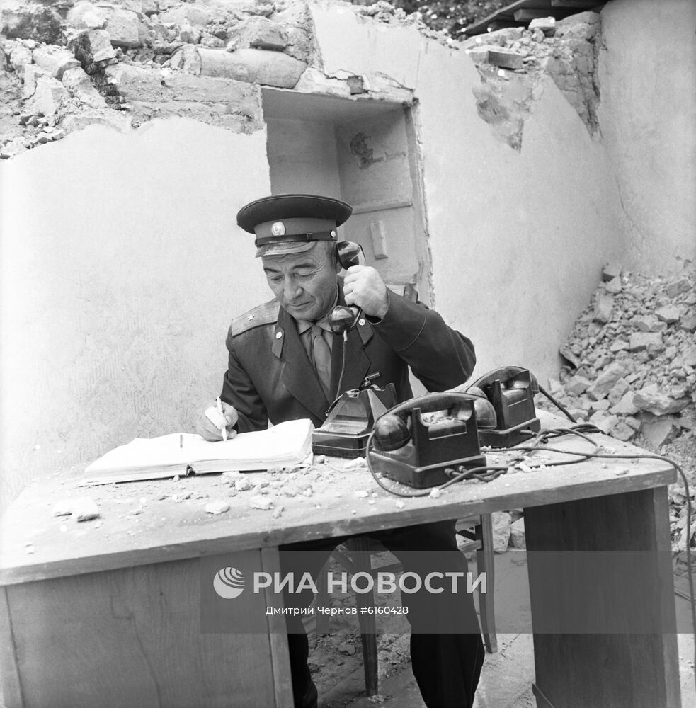 Ликвидация последствий землетрясения в Ташкенте | РИА Новости Медиабанк