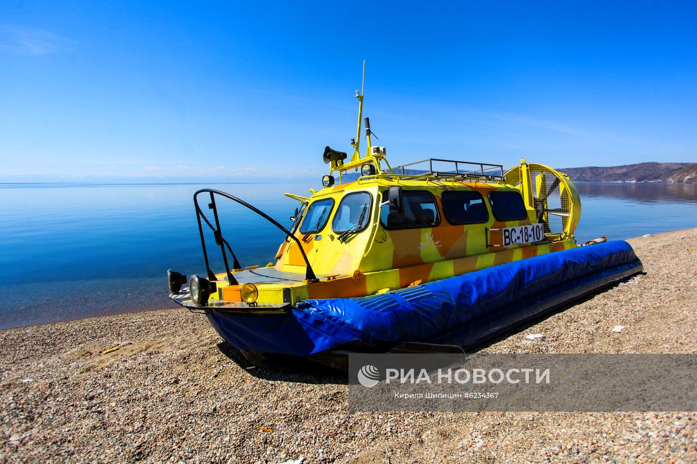Хиус воздушная подушка на Байкале