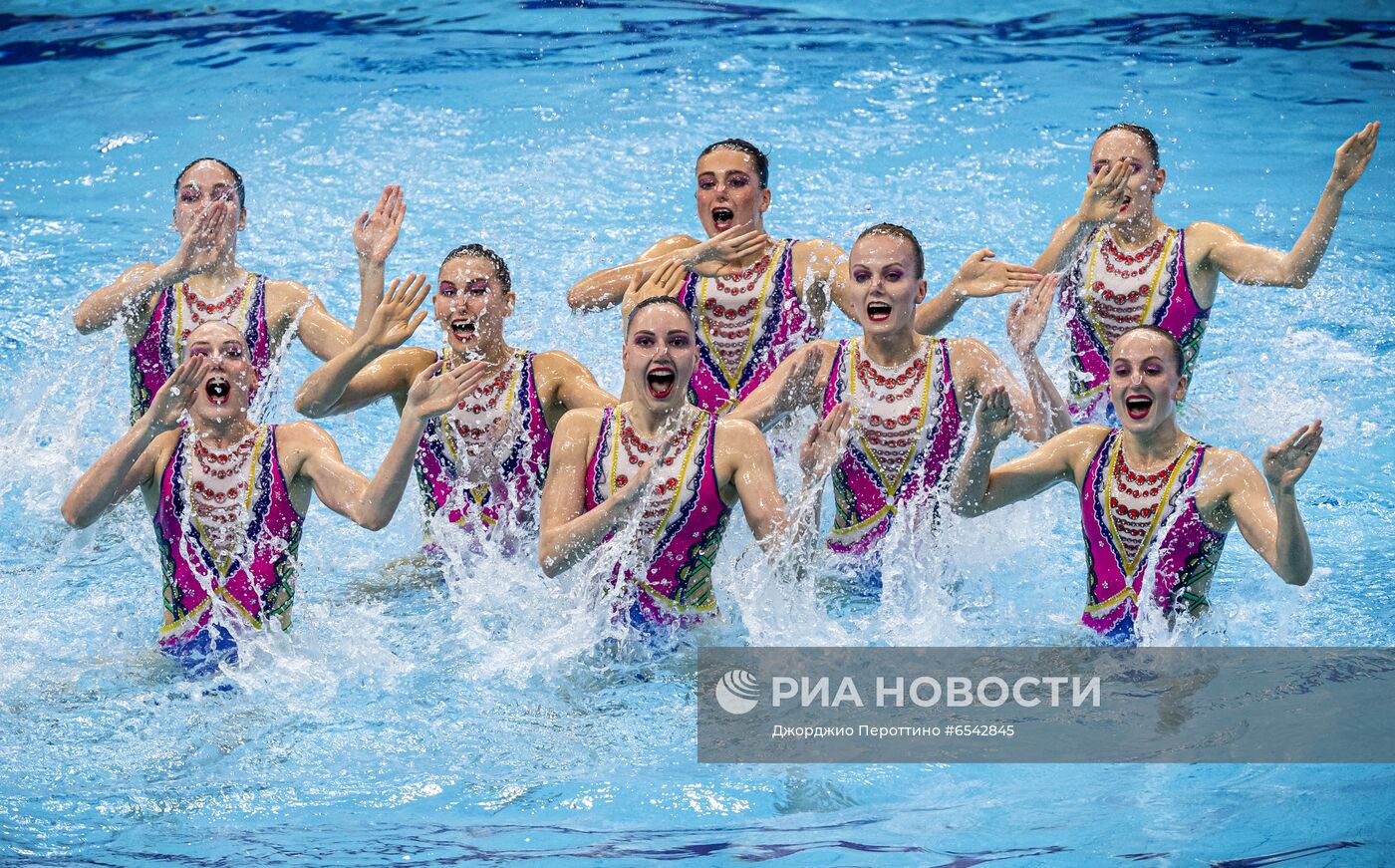 Синхронное плавание. Чемпионат Европы. Группа. Техническая программа