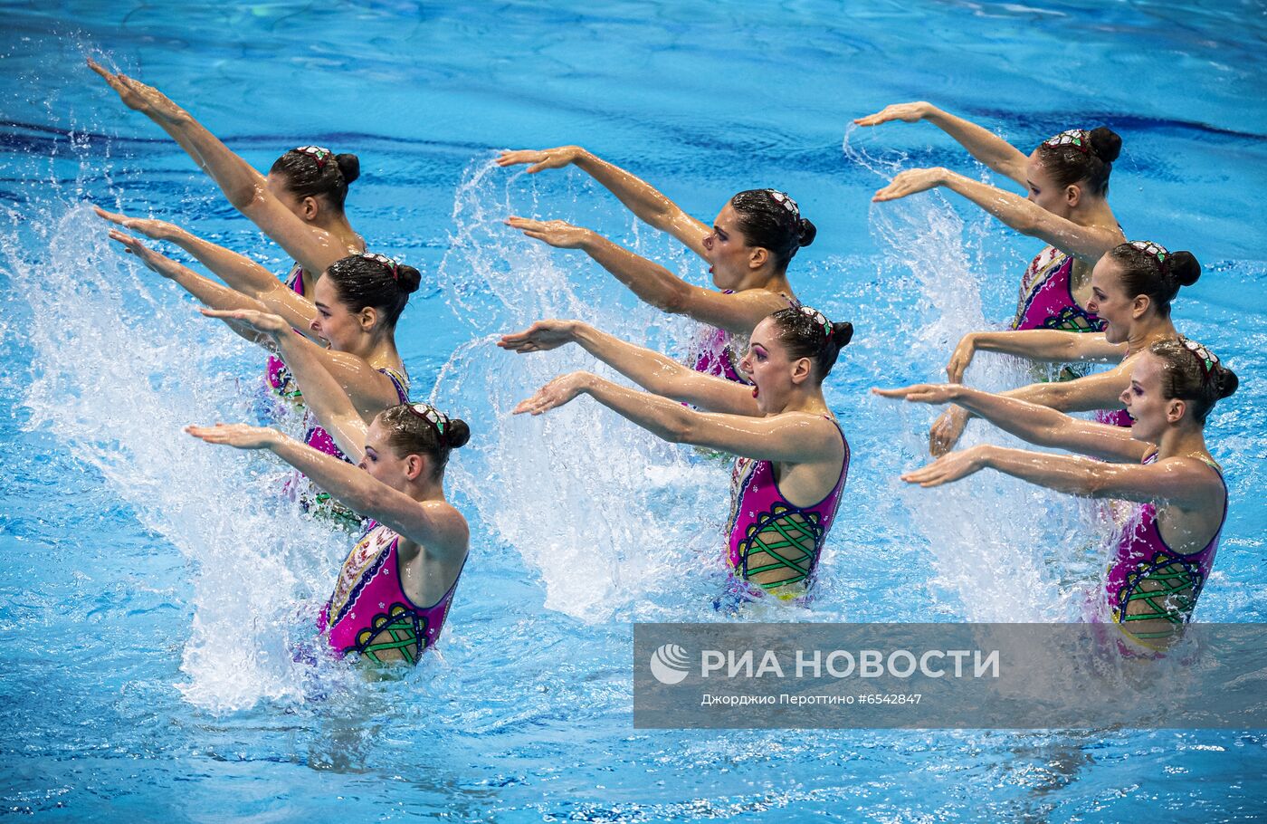 Синхронное плавание. Чемпионат Европы. Группа. Техническая программа