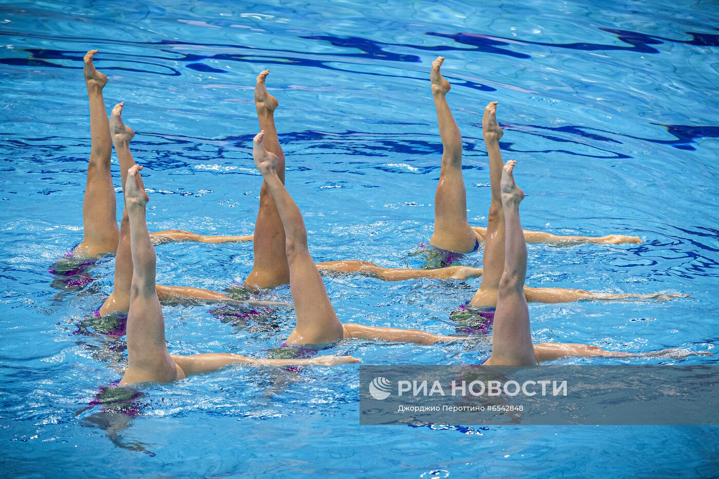 Синхронное плавание. Чемпионат Европы. Группа. Техническая программа