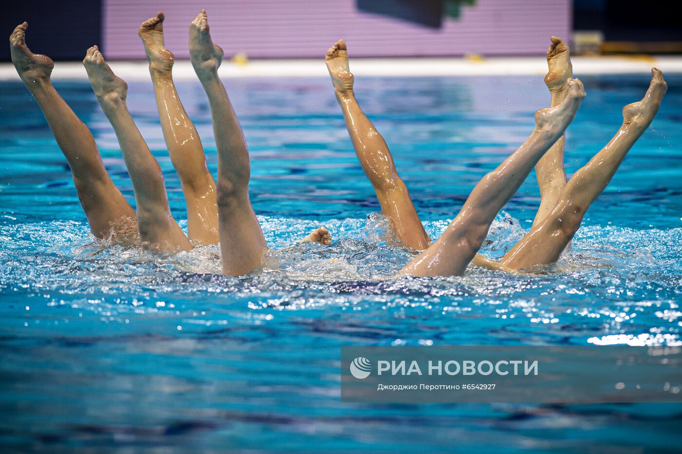 Синхронное плавание. Чемпионат Европы. Группа. Техническая программа