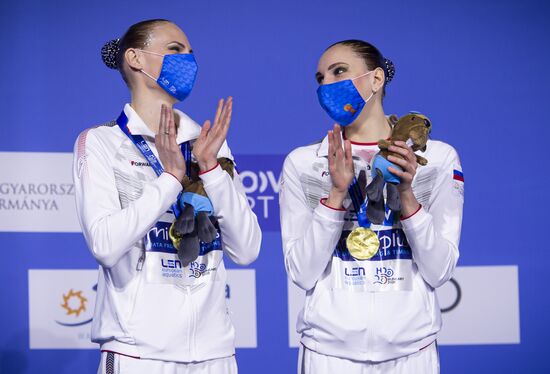 Синхронное плавание. Чемпионат Европы. Дуэт. Техническая программа