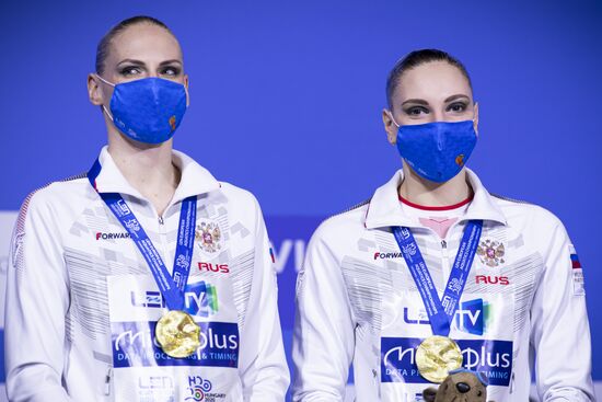 Синхронное плавание. Чемпионат Европы. Дуэт. Техническая программа