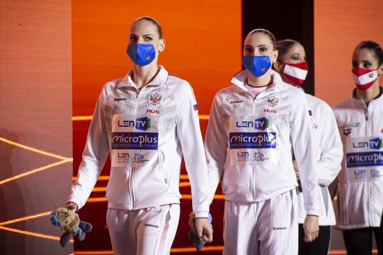 Синхронное плавание. Чемпионат Европы. Дуэт. Техническая программа