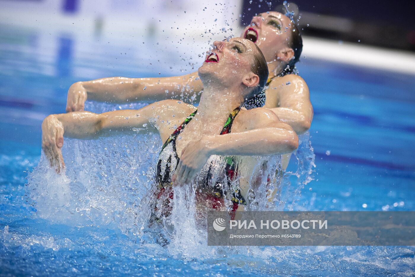 Синхронное плавание. Чемпионат Европы. Дуэт. Техническая программа