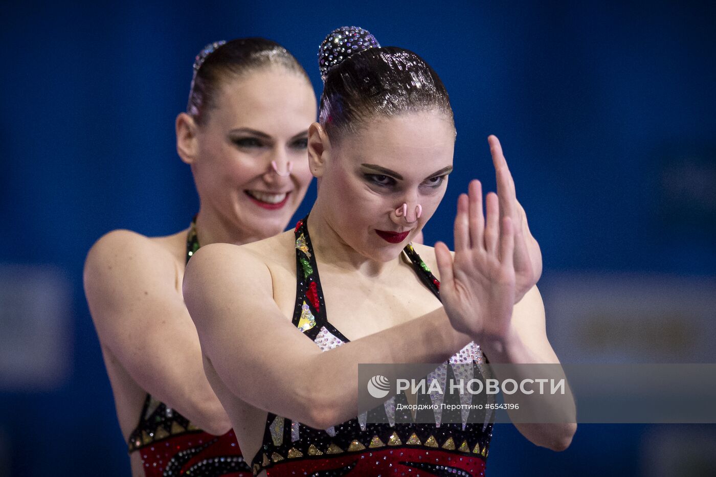Синхронное плавание. Чемпионат Европы. Дуэт. Техническая программа
