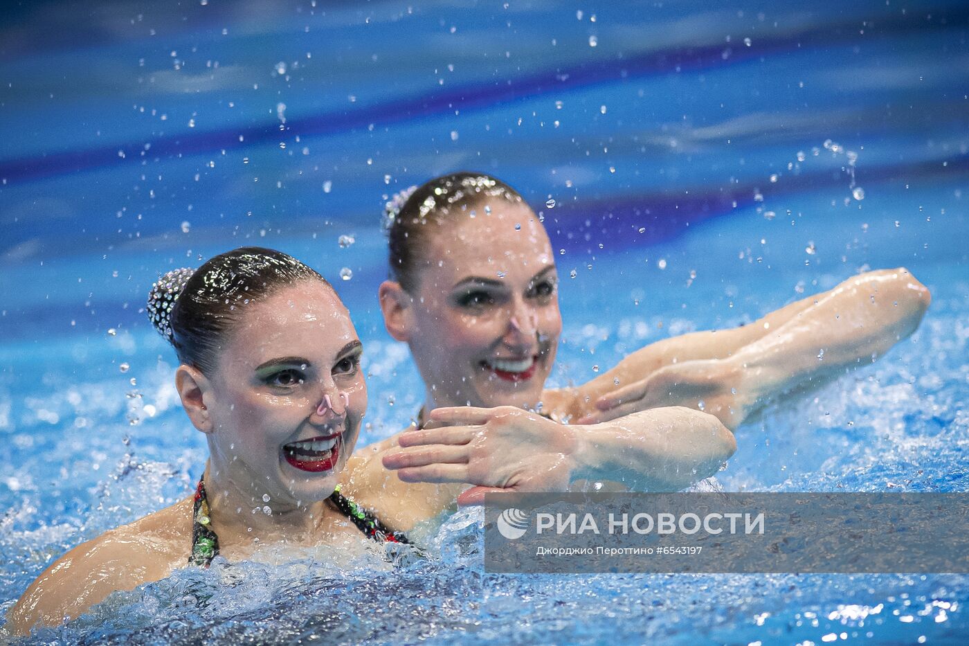 Синхронное плавание. Чемпионат Европы. Дуэт. Техническая программа