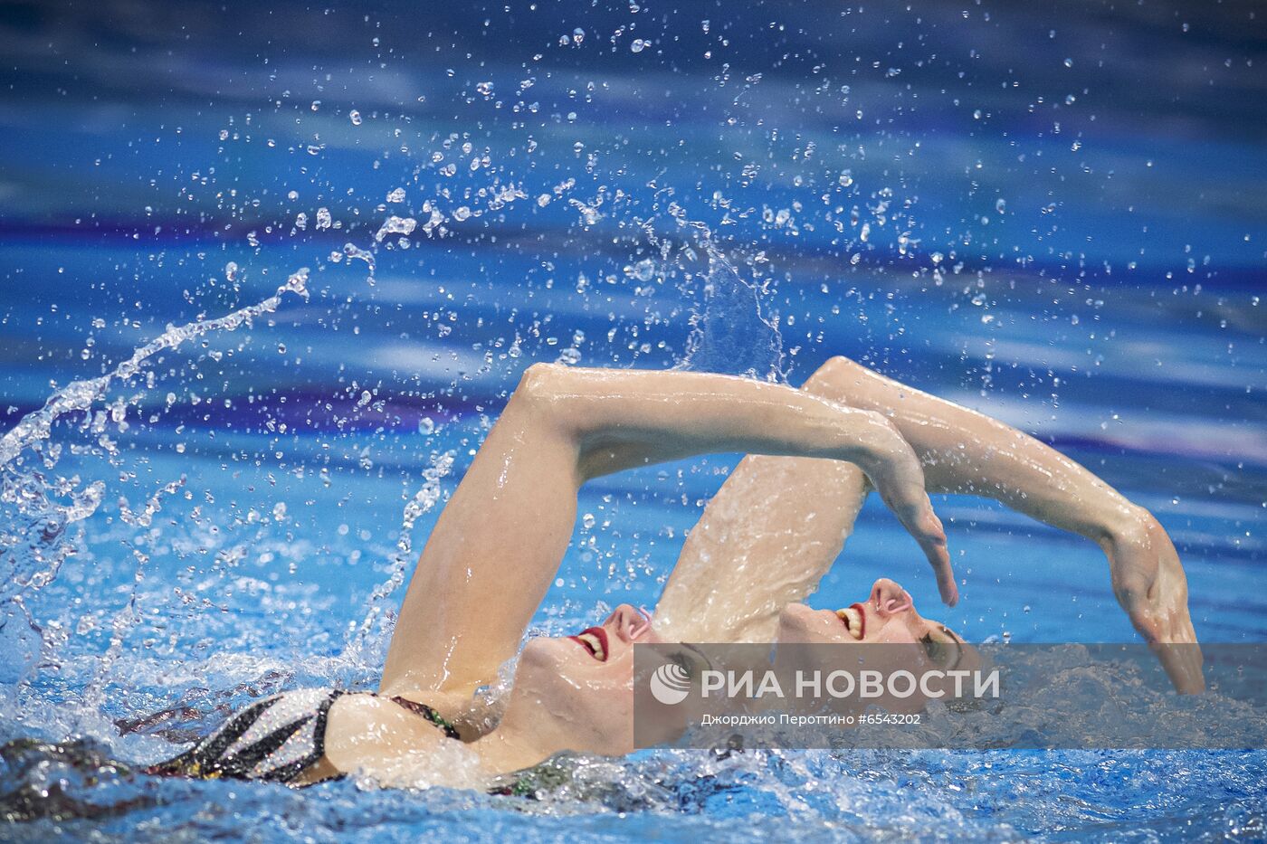 Синхронное плавание. Чемпионат Европы. Дуэт. Техническая программа