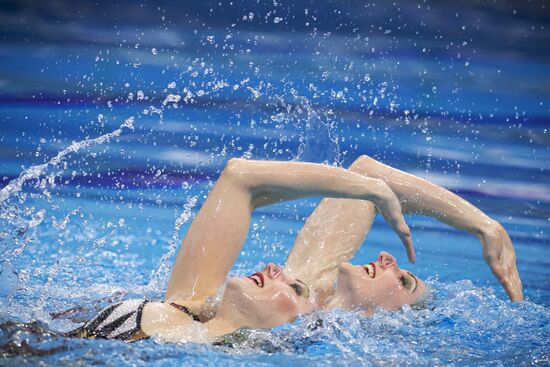 Синхронное плавание. Чемпионат Европы. Дуэт. Техническая программа