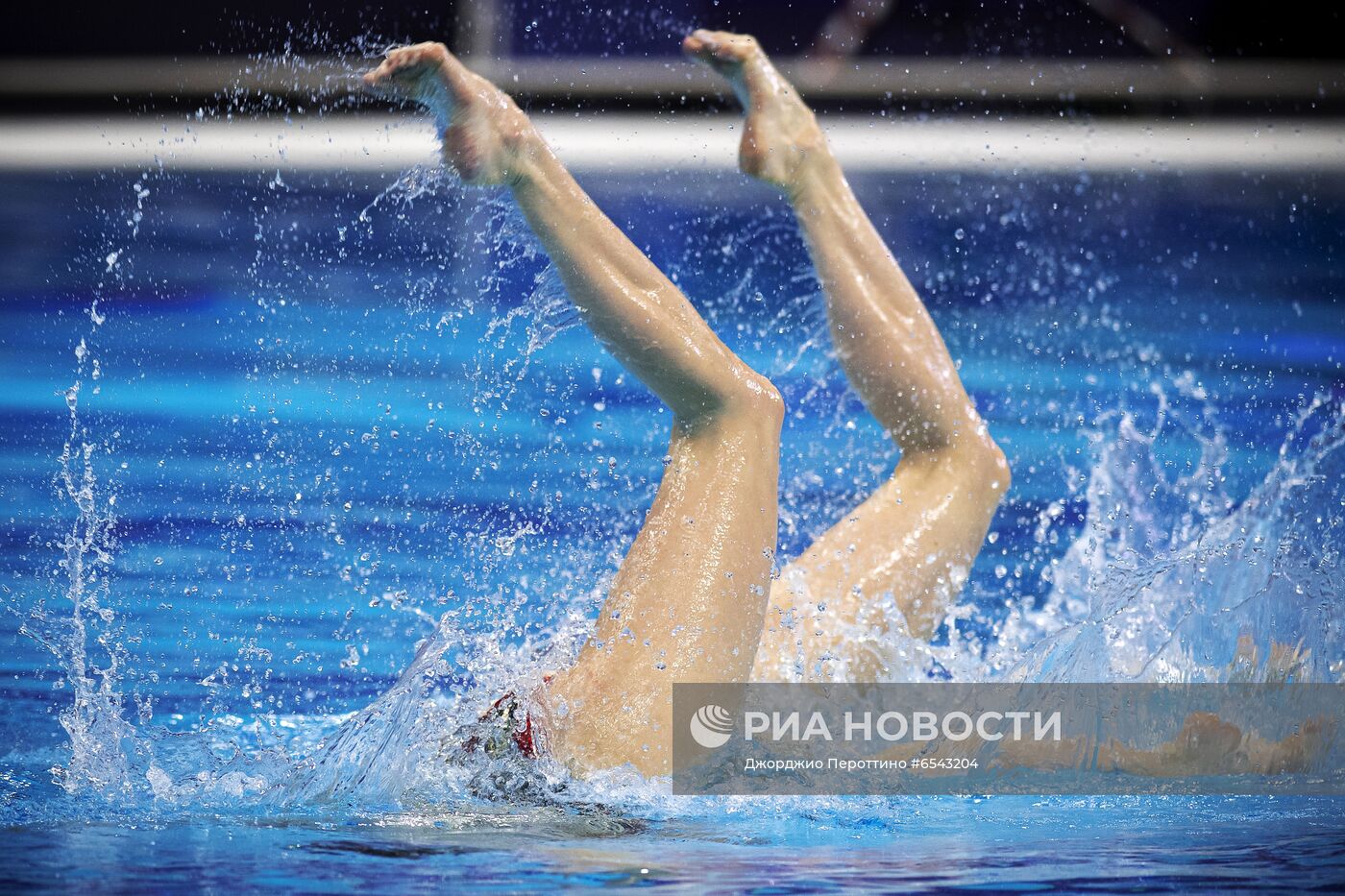 Синхронное плавание. Чемпионат Европы. Дуэт. Техническая программа