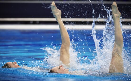 Синхронное плавание. Чемпионат Европы. Дуэт. Техническая программа