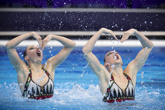 Синхронное плавание. Чемпионат Европы. Дуэт. Техническая программа