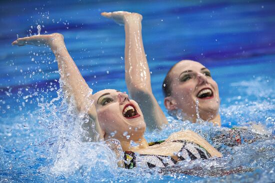 Синхронное плавание. Чемпионат Европы. Дуэт. Техническая программа