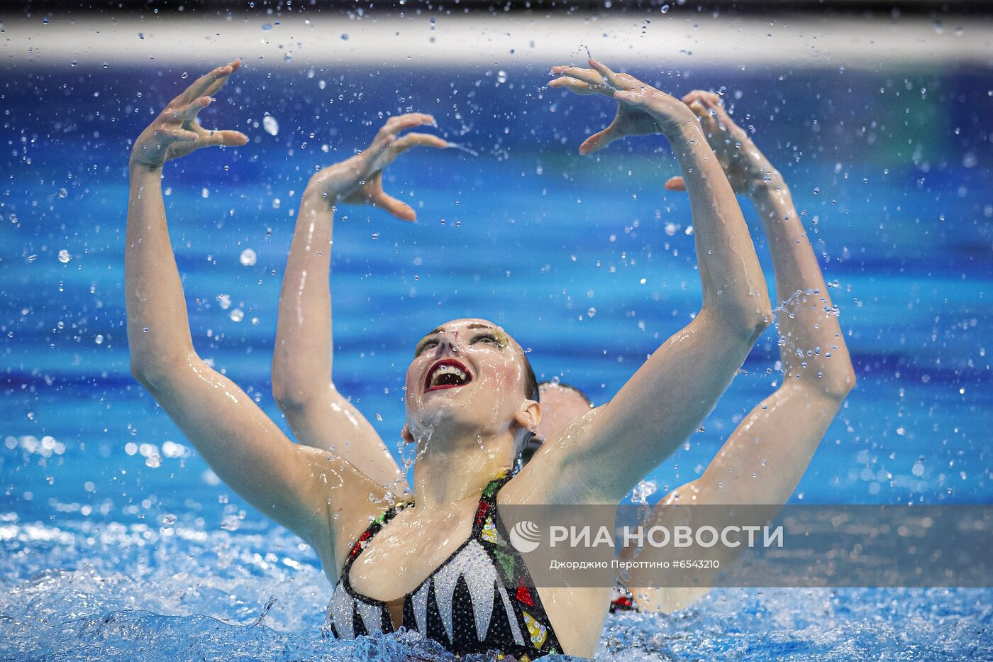Синхронное плавание. Чемпионат Европы. Дуэт. Техническая программа