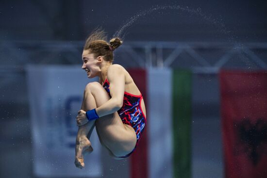 Прыжки в воду. Чемпионат Европы. Женщины. Вышка 10 м