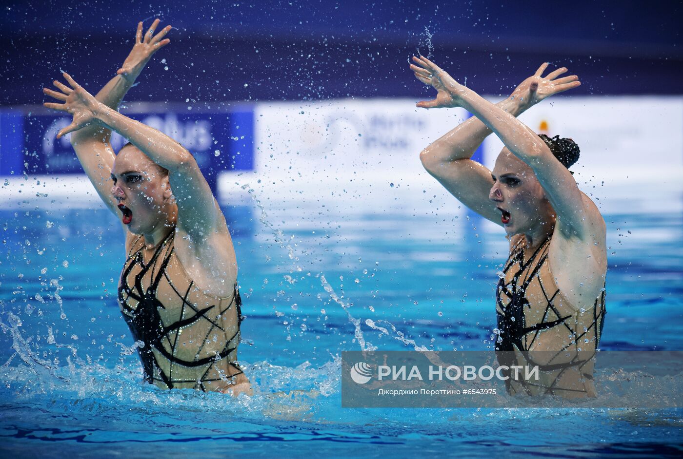 Синхронное плавание. Чемпионат Европы. Дуэт. Произвольная программа