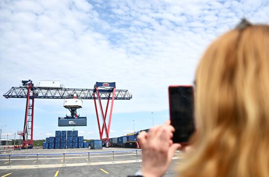 Открытие нового терминала "Запад" в ТЛЦ "Ворсино"