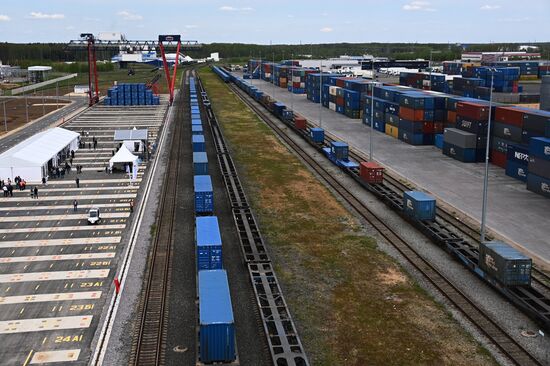 Открытие нового терминала "Запад" в ТЛЦ "Ворсино"