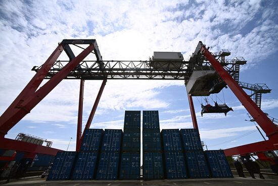 Открытие нового терминала "Запад" в ТЛЦ "Ворсино"