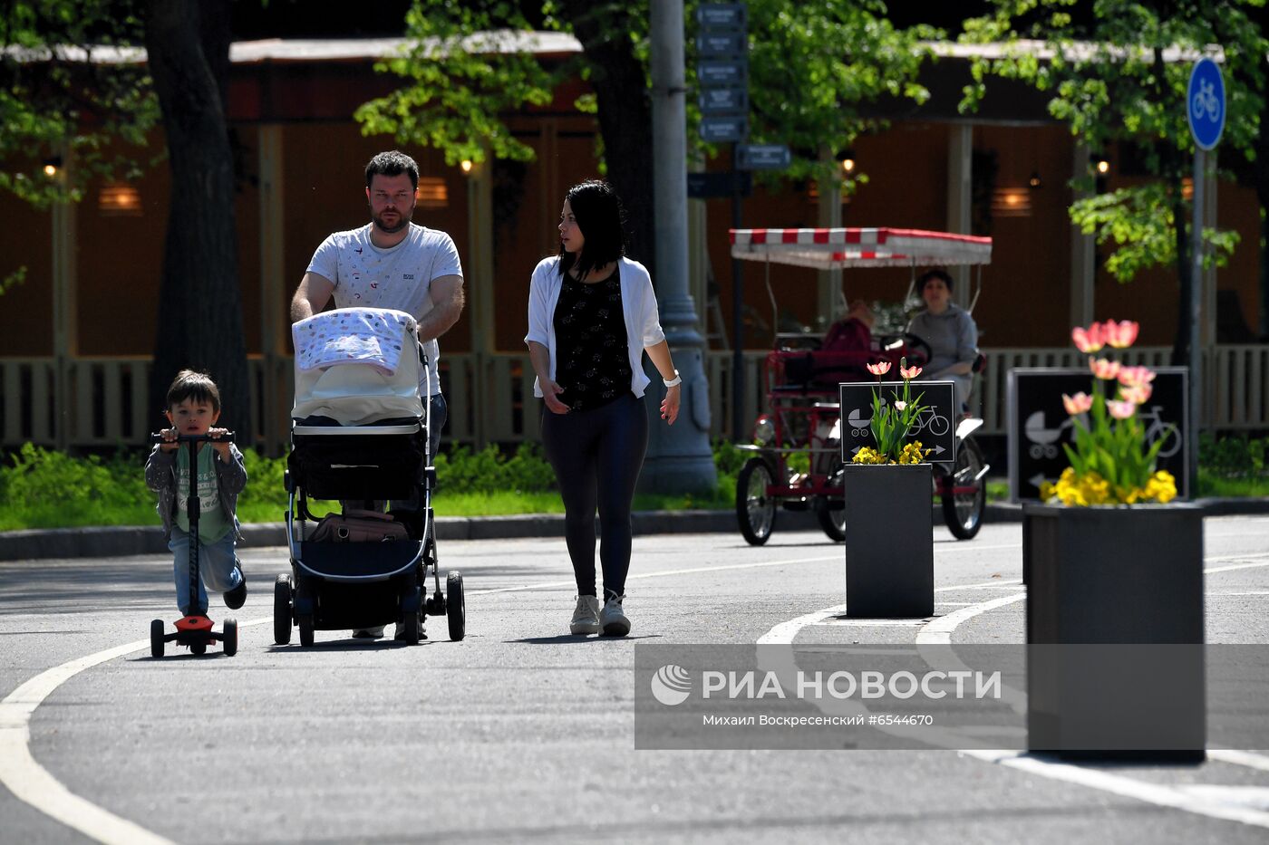 Тёплая погода в Москве 