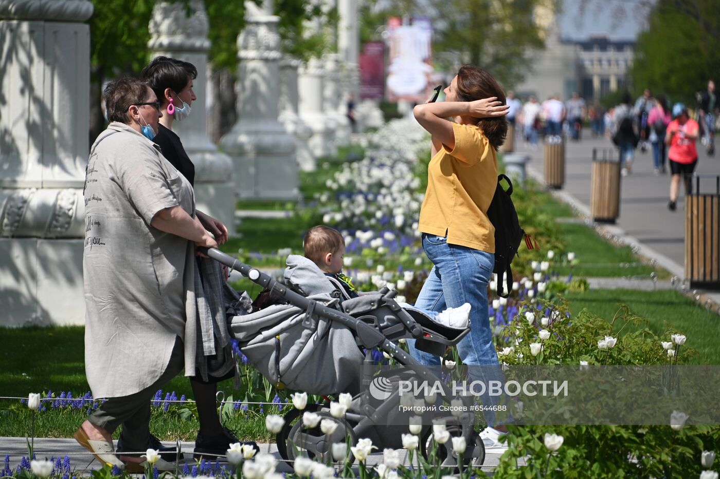 Тёплая погода в Москве 