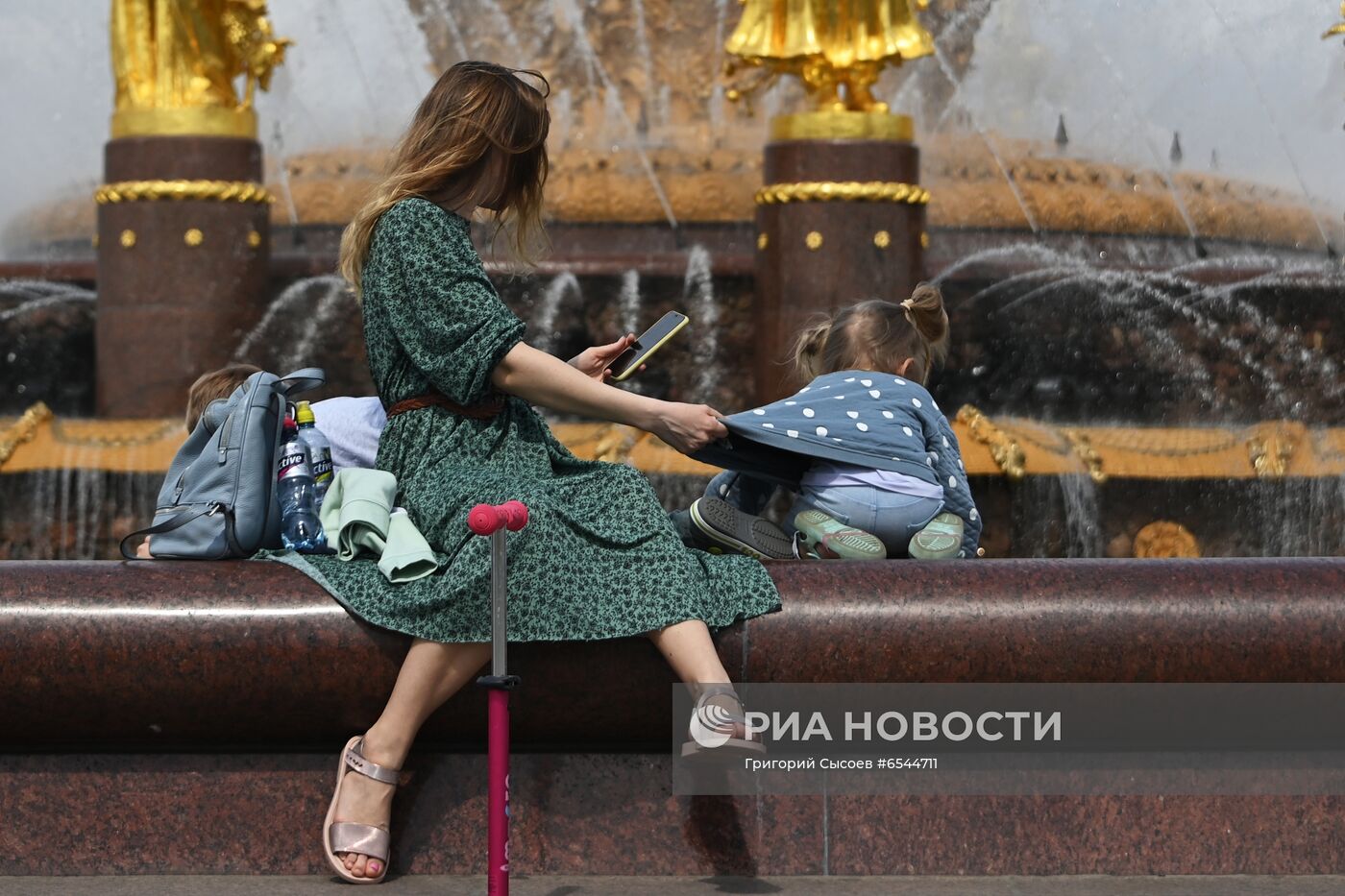 Тёплая погода в Москве 