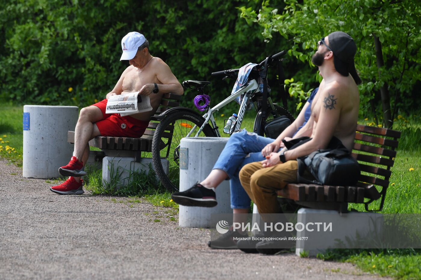 Тёплая погода в Москве 