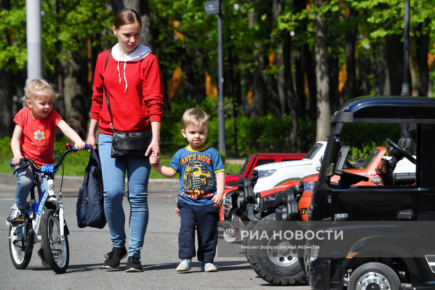 Тёплая погода в Москве 