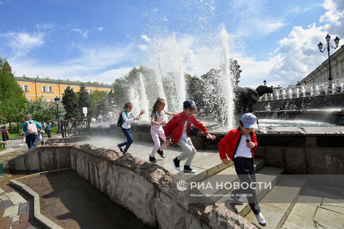 Тёплая погода в Москве 