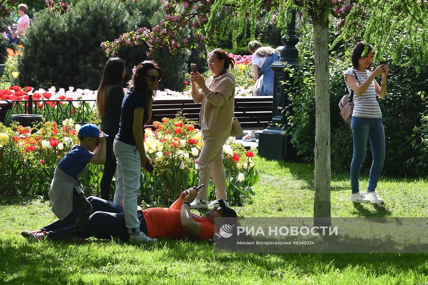 Тёплая погода в Москве 