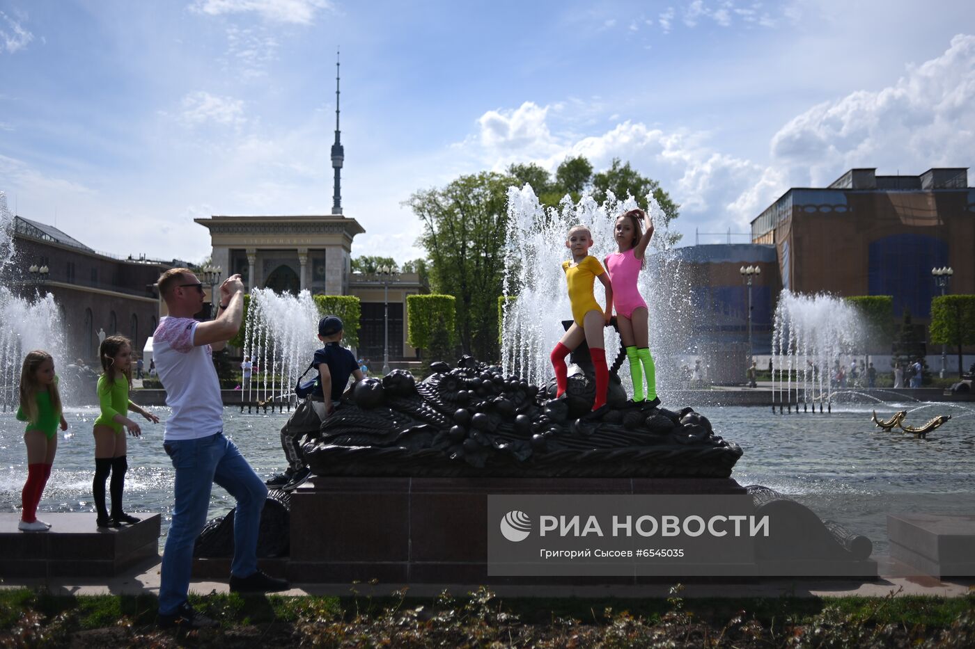 Тёплая погода в Москве 