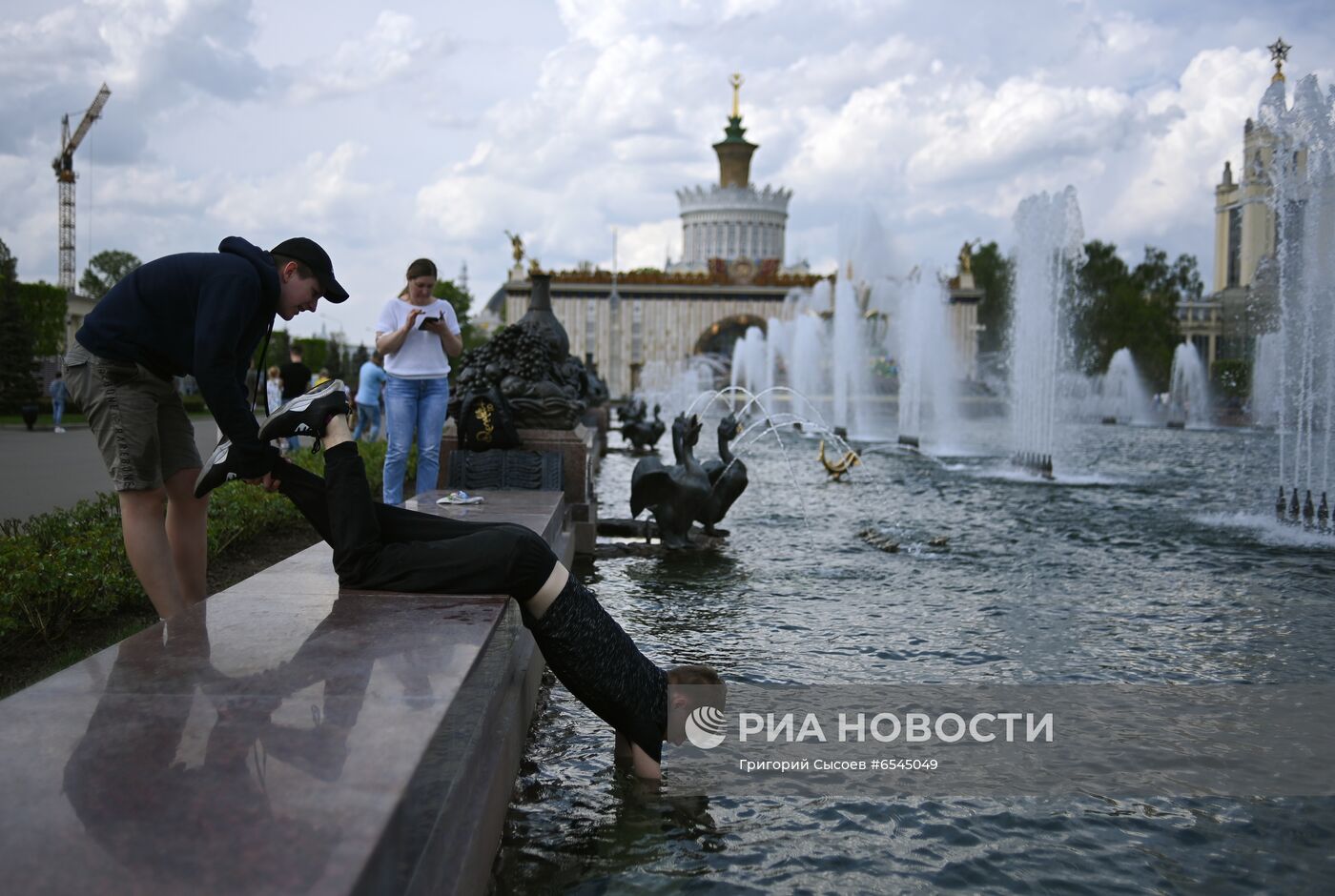 Тёплая погода в Москве 