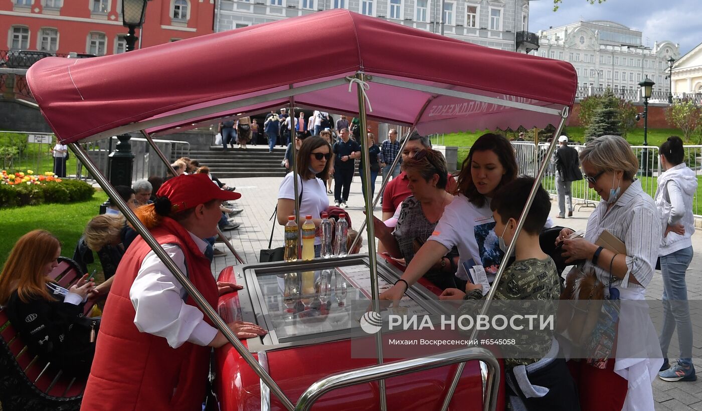 Тёплая погода в Москве 