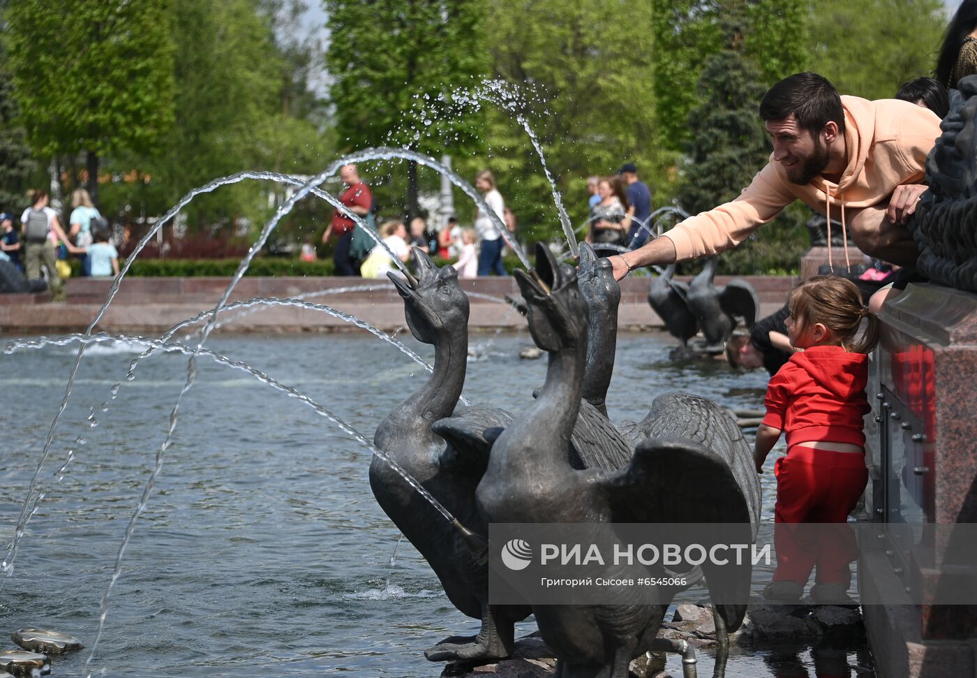 Тёплая погода в Москве 