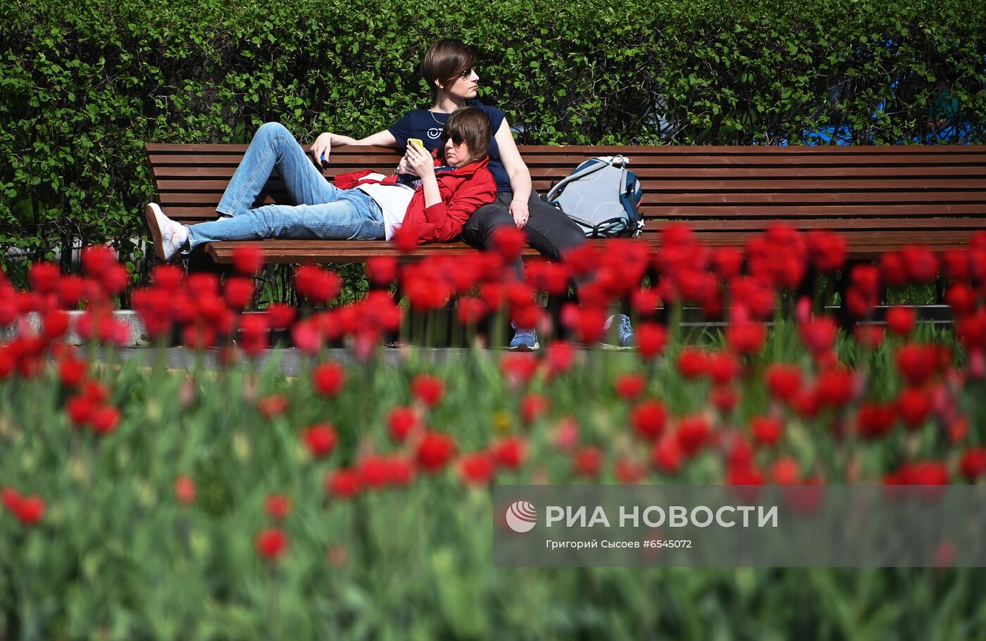 Тёплая погода в Москве 