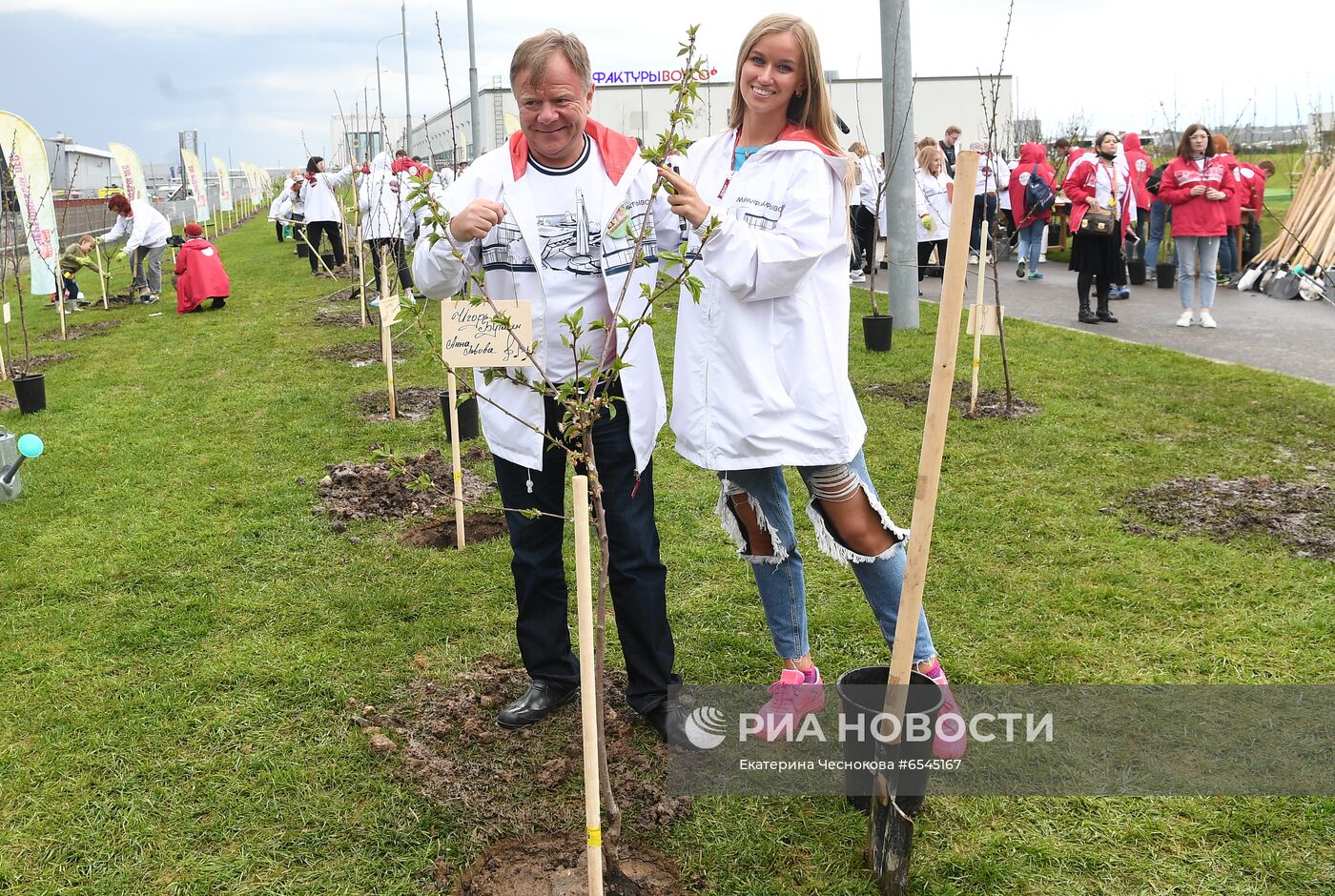 Субботник компании Bosco di Ciliegi в Калуге 