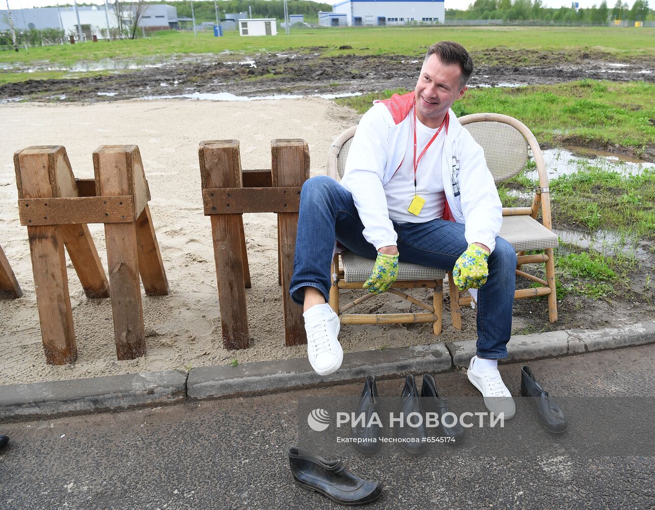 Субботник компании Bosco di Ciliegi в Калуге 