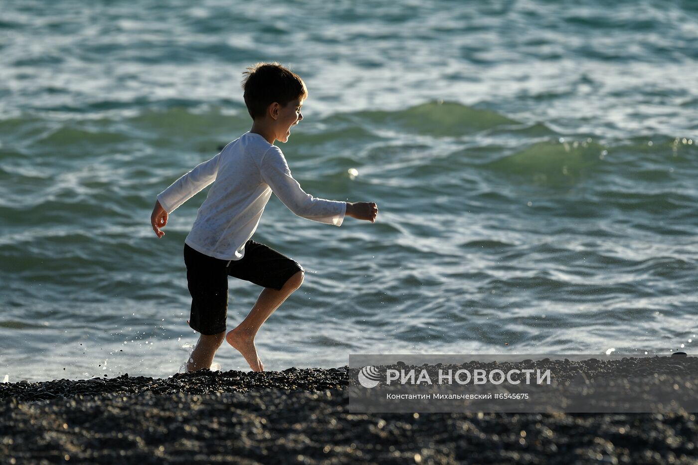 Отдыхающие в Крыму