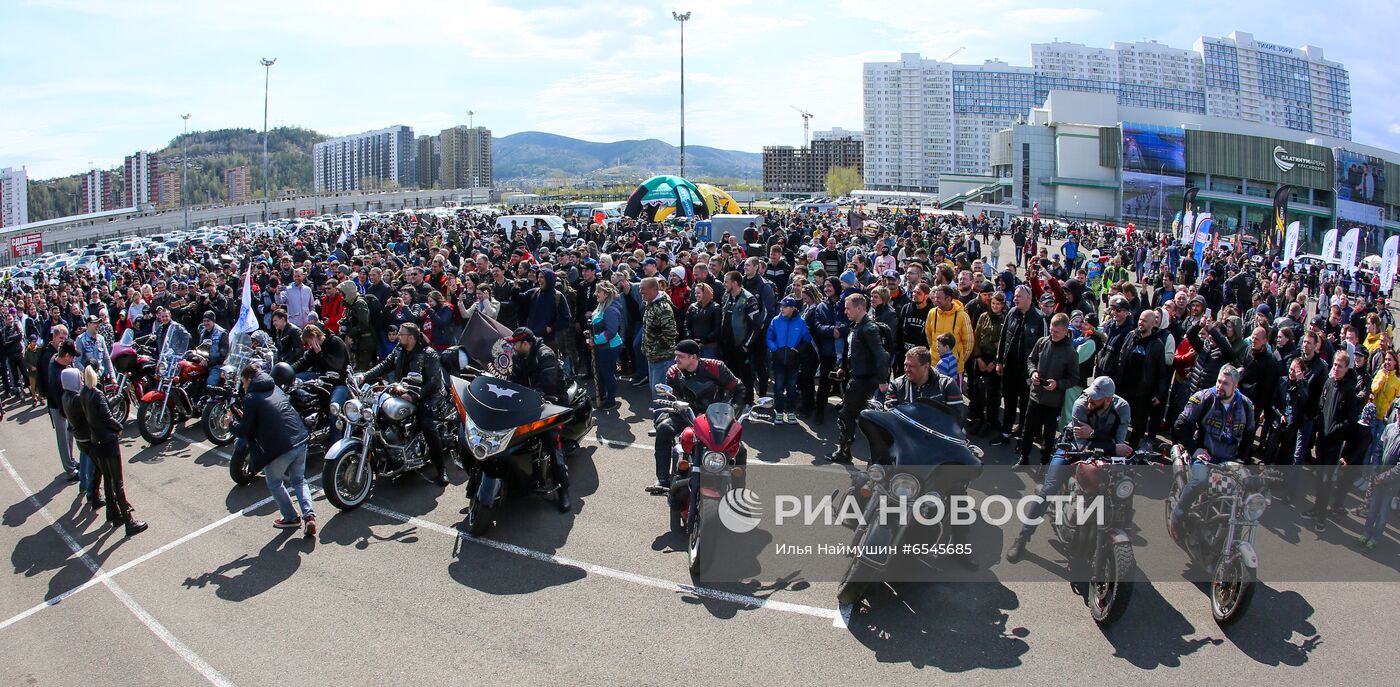 Открытие мотосезона в Красноярске