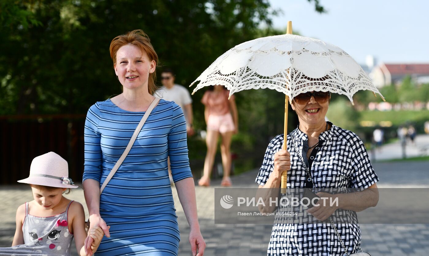 Жаркая погода в Екатеринбурге