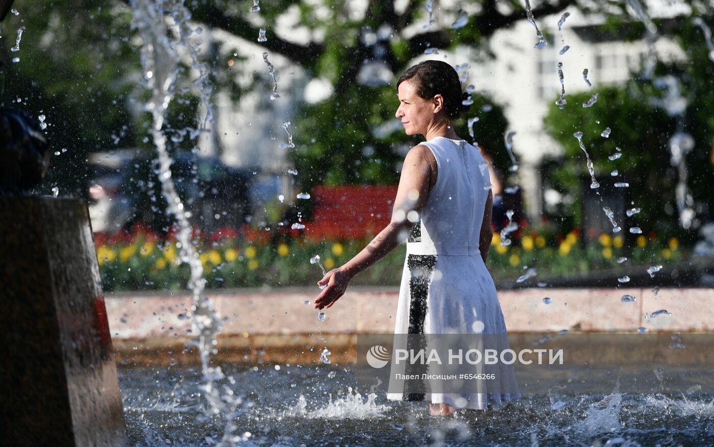 Жаркая погода в Екатеринбурге