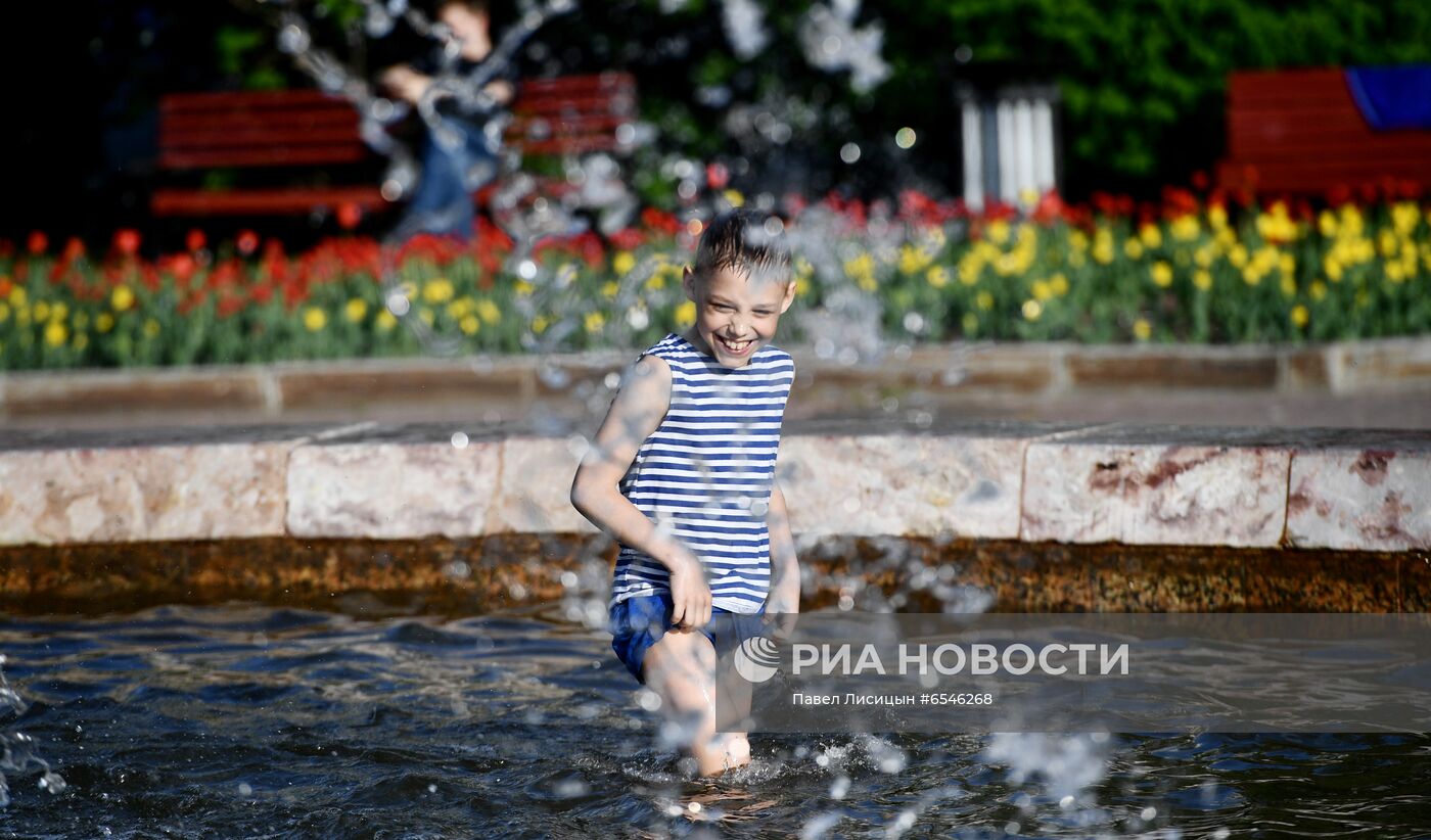 Жаркая погода в Екатеринбурге