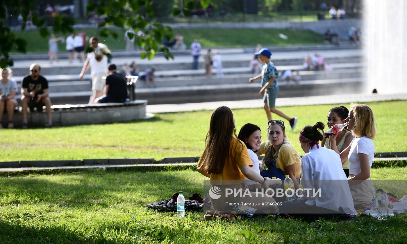 Жаркая погода в Екатеринбурге