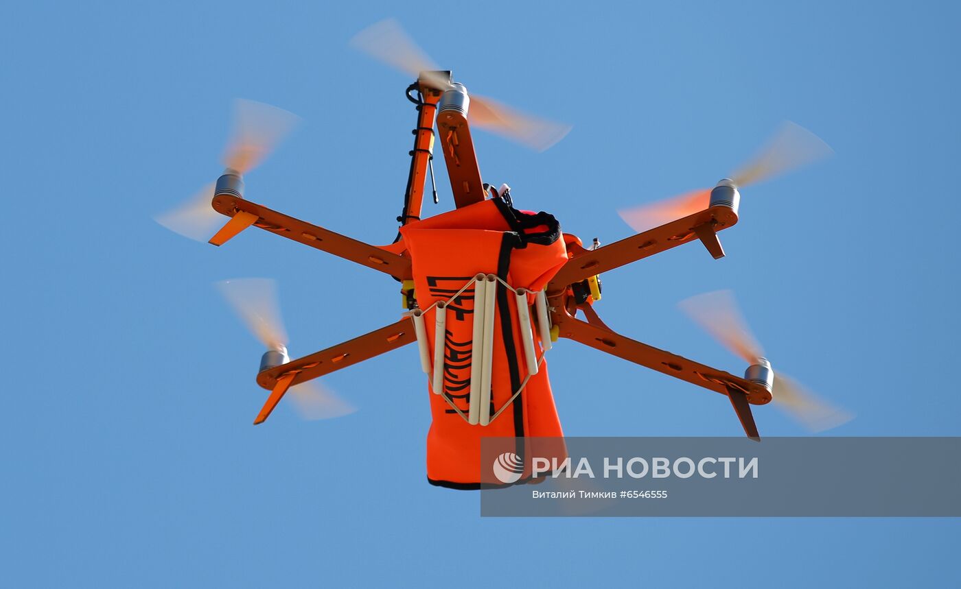 В Анапе дроны будут доставлять тонущим спасательные круги