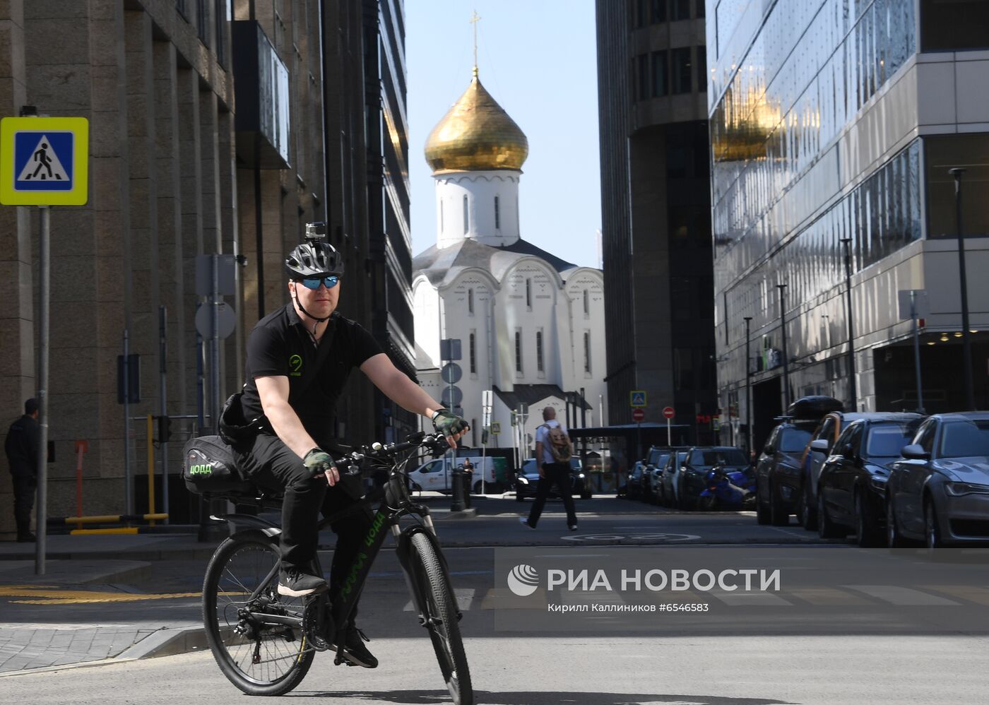 Начало работы велопатруля в Москве 