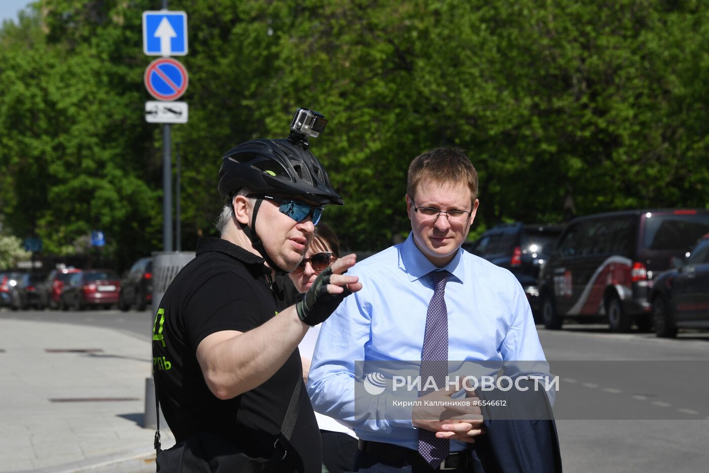 Начало работы велопатруля в Москве 