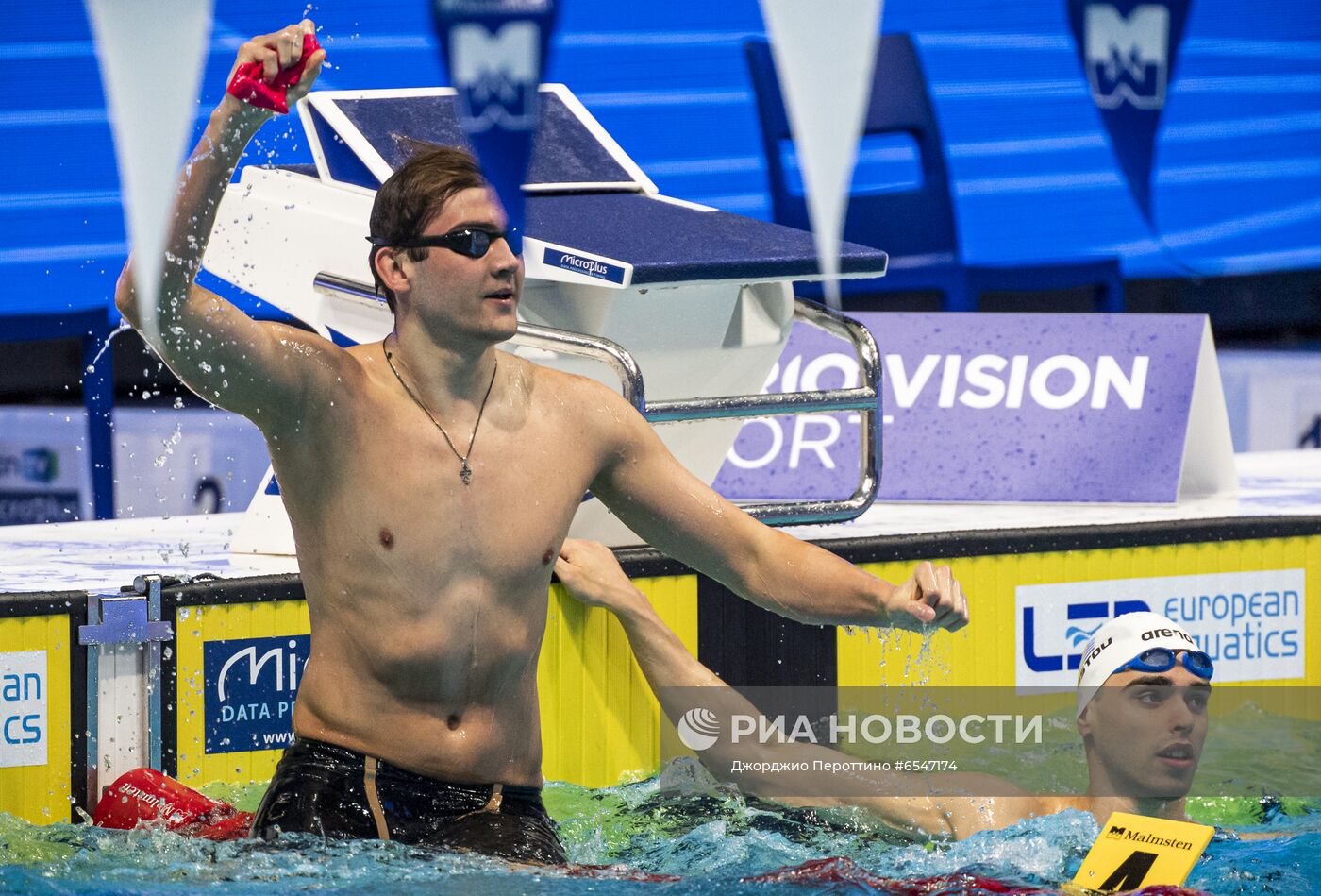 Плавание. Чемпионат Европы. Первый день