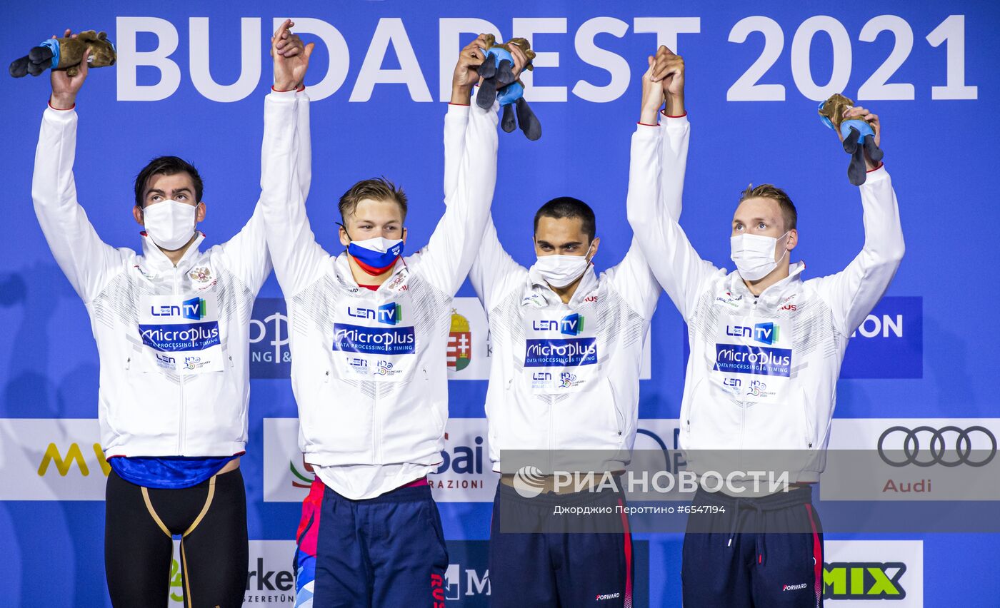 Плавание. Чемпионат Европы. Первый день