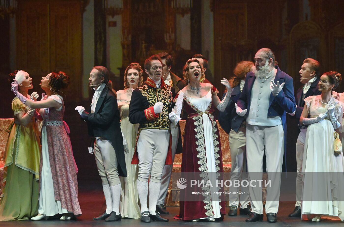 Предпремьерный прогон музыкального спектакля "Le prince Andre. Князь Андрей Болконский"